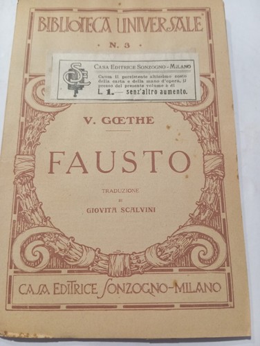 Bibl universale fausto - n.3,