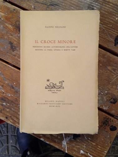 Fausto nicolini croce - nicolini, il