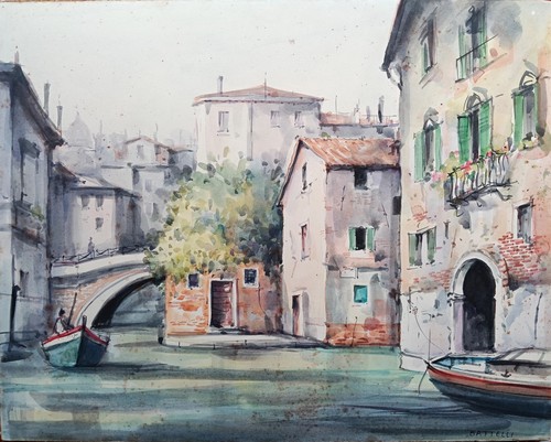 Fausto battelli acquerello - -,