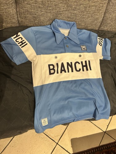 Maglia ciclismo bianchi - maglia, lana