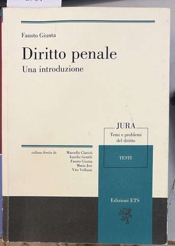 Diritto penale una - diritto,